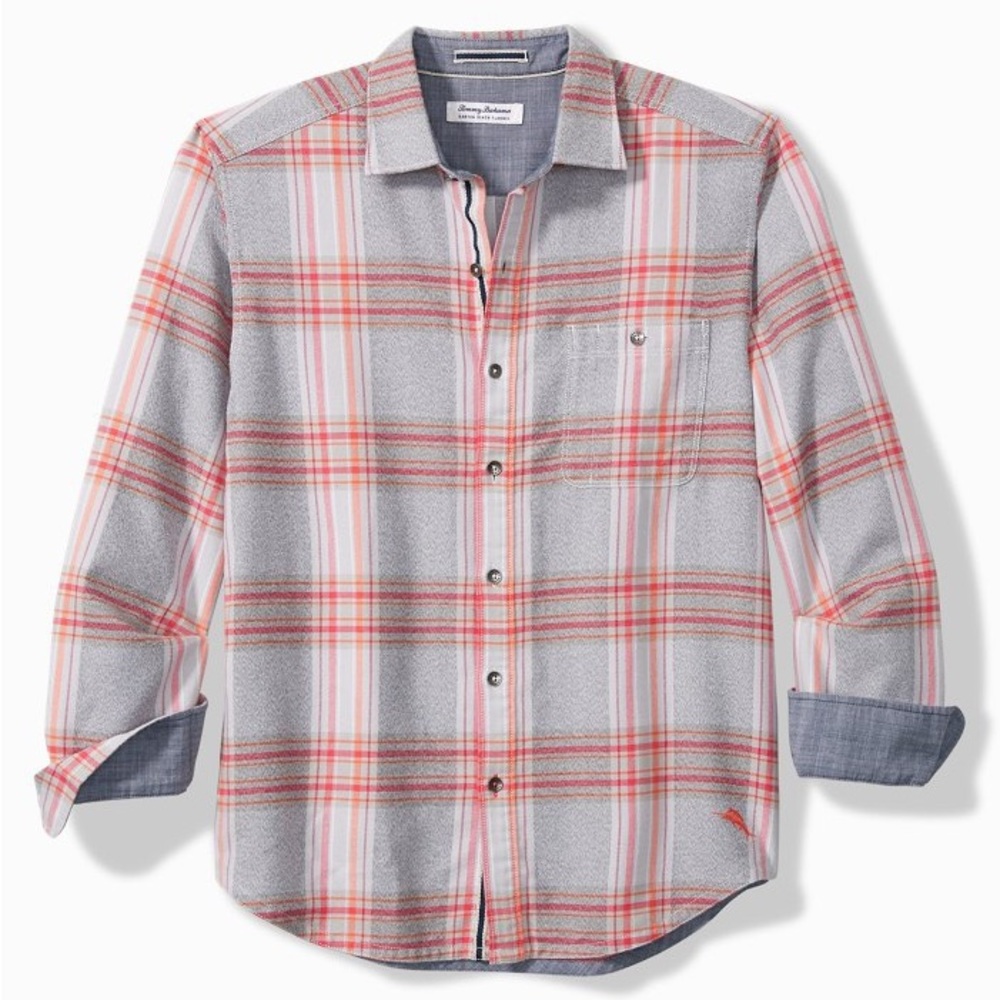 Tommy Bahama Stretch Flannel Shirt NEW Asheen